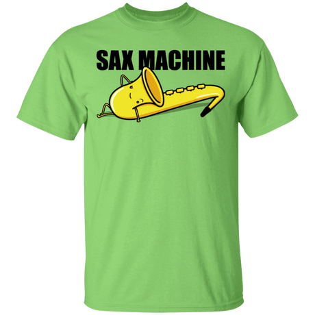 T-Shirts Lime / S Sax Machine T-Shirt