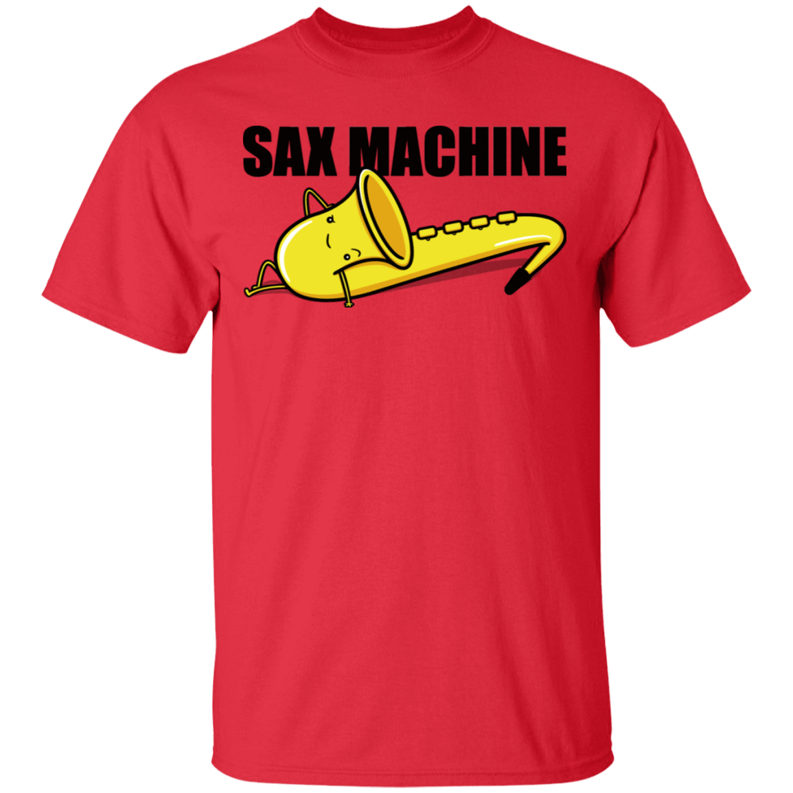 T-Shirts Red / S Sax Machine T-Shirt