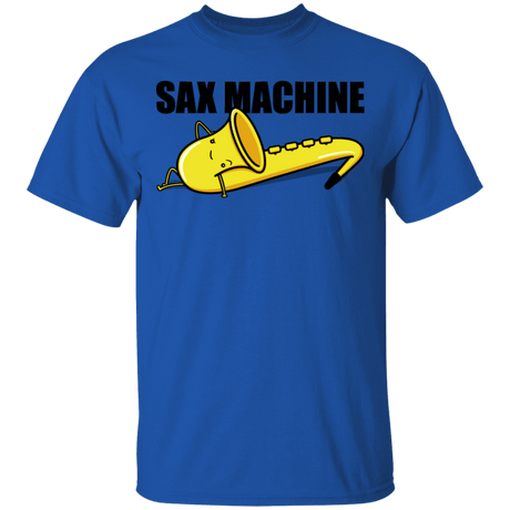 T-Shirts Royal / S Sax Machine T-Shirt