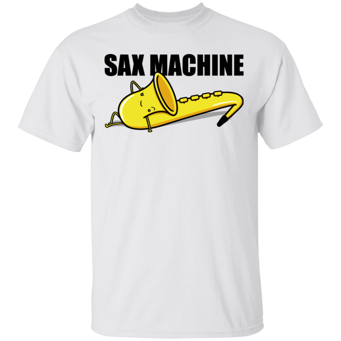 T-Shirts White / S Sax Machine T-Shirt