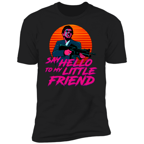 T-Shirts Black / X-Small Say Hello To My Little Friend Men's Premium T-Shirt