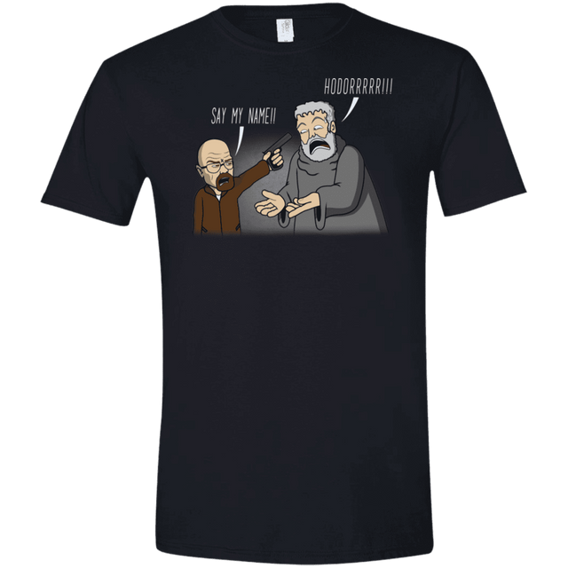 T-Shirts Black / X-Small Say My Name!! Men's Semi-Fitted Softstyle