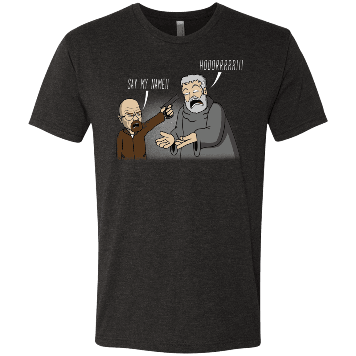 T-Shirts Vintage Black / S Say My Name!! Men's Triblend T-Shirt