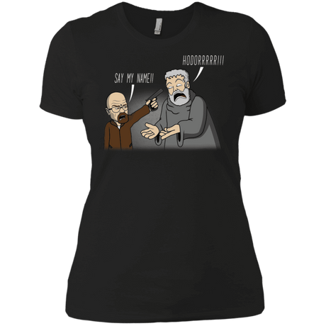 T-Shirts Black / X-Small Say My Name!! Women's Premium T-Shirt