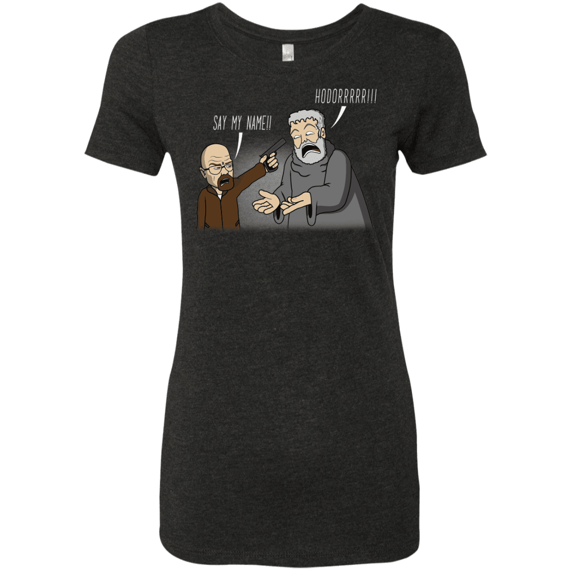 T-Shirts Vintage Black / S Say My Name!! Women's Triblend T-Shirt