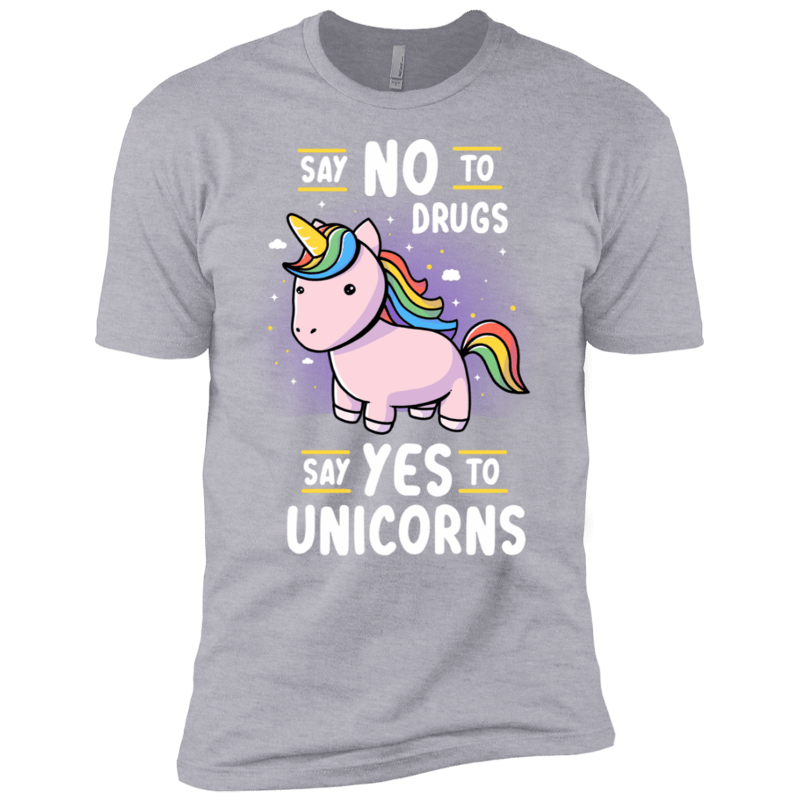 T-Shirts Heather Grey / YXS Say No to Drugs Boys Premium T-Shirt