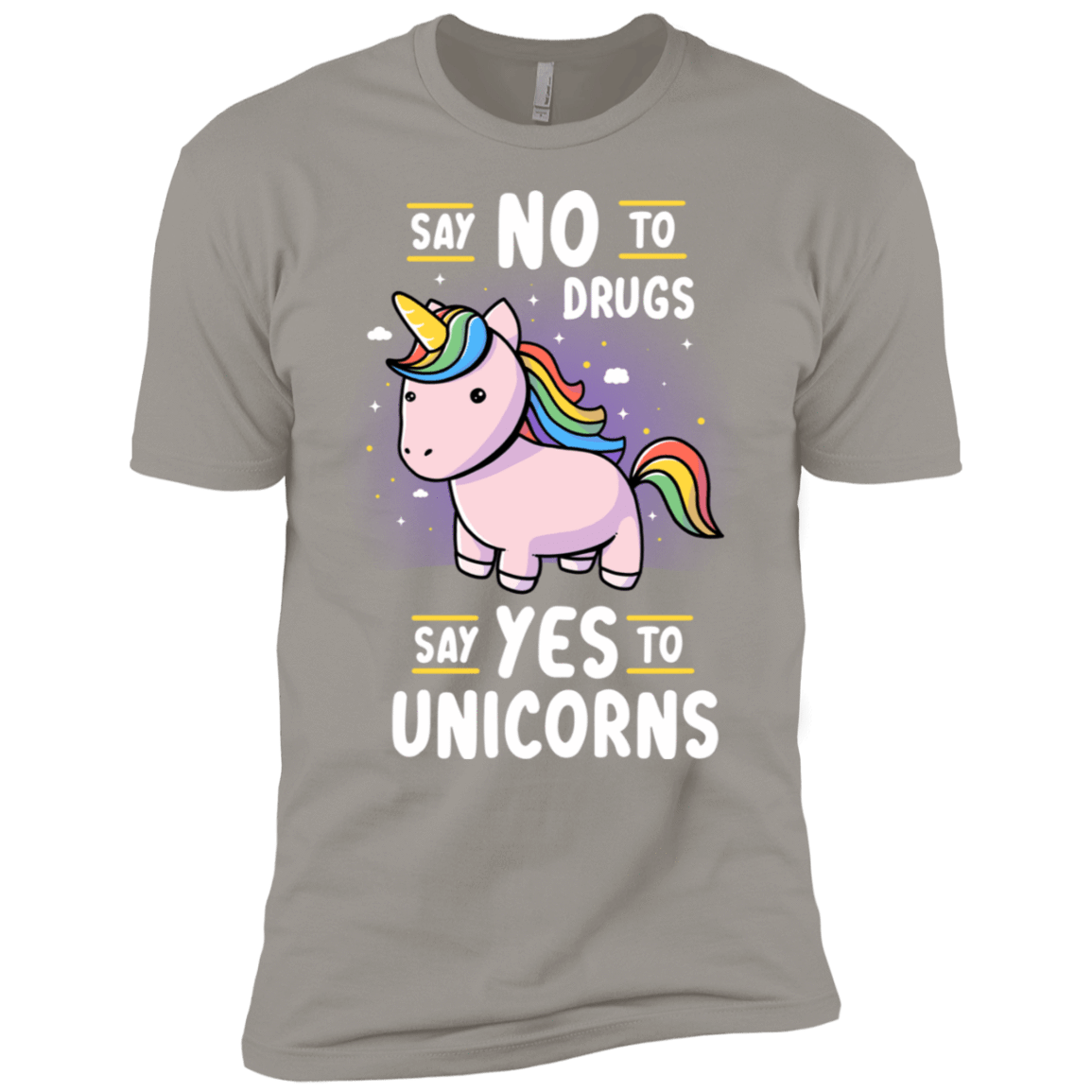 T-Shirts Light Grey / YXS Say No to Drugs Boys Premium T-Shirt