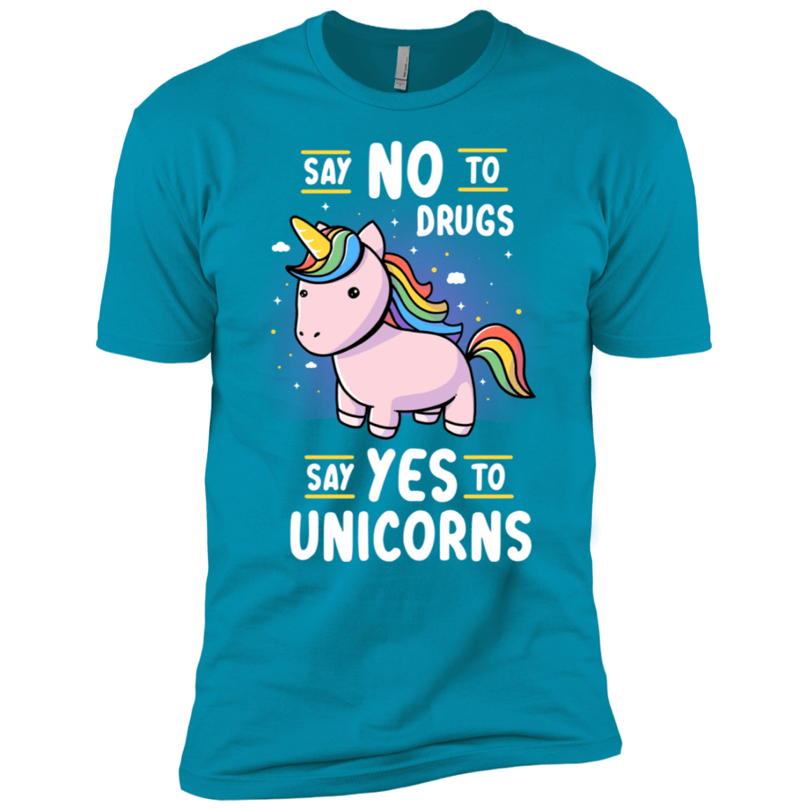 T-Shirts Turquoise / YXS Say No to Drugs Boys Premium T-Shirt
