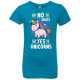 T-Shirts Turquoise / YXS Say No to Drugs Girls Premium T-Shirt