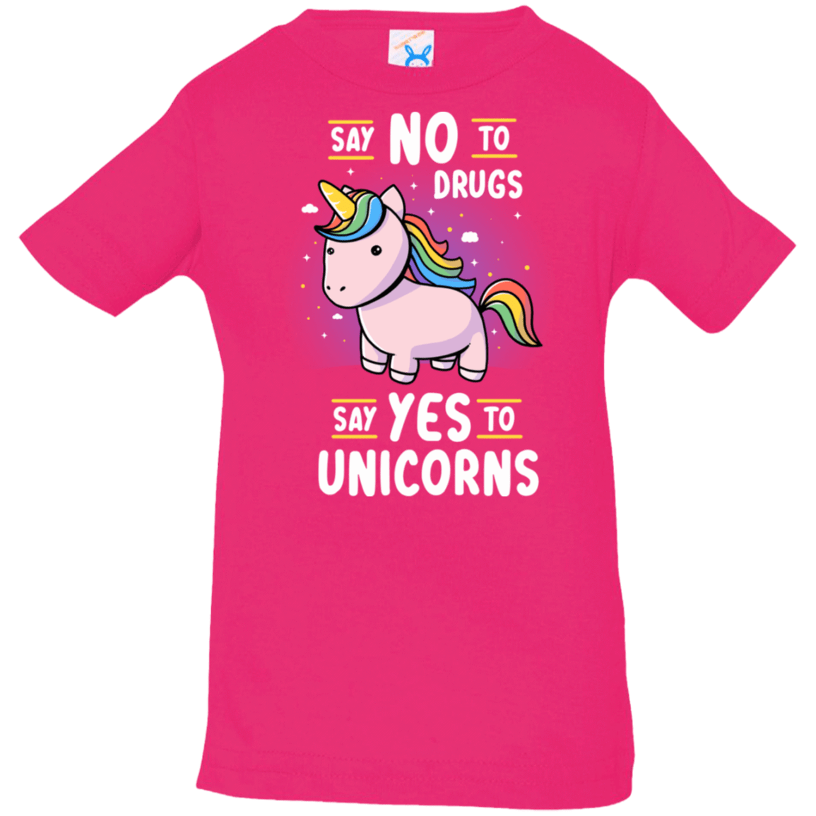 T-Shirts Hot Pink / 6 Months Say No to Drugs Infant Premium T-Shirt