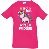 T-Shirts Hot Pink / 6 Months Say No to Drugs Infant Premium T-Shirt