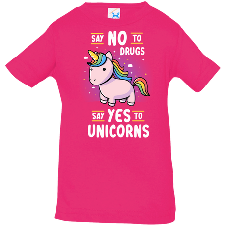 T-Shirts Hot Pink / 6 Months Say No to Drugs Infant Premium T-Shirt