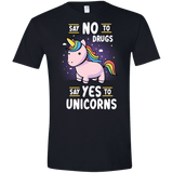 T-Shirts Black / X-Small Say No to Drugs Men's Semi-Fitted Softstyle