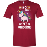 T-Shirts Cardinal Red / S Say No to Drugs Men's Semi-Fitted Softstyle