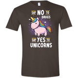 T-Shirts Dark Chocolate / S Say No to Drugs Men's Semi-Fitted Softstyle