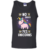 T-Shirts Black / S Say No to Drugs Men's Tank Top