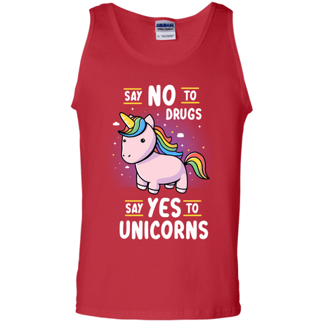T-Shirts Red / S Say No to Drugs Men's Tank Top