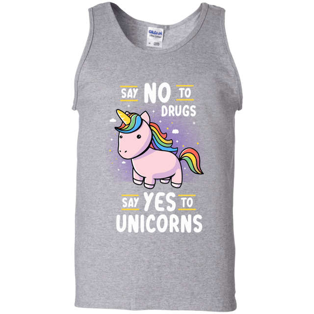 T-Shirts Sport Grey / S Say No to Drugs Men's Tank Top