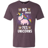 T-Shirts Vintage Purple / S Say No to Drugs Men's Triblend T-Shirt