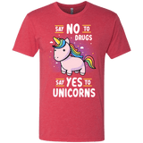 T-Shirts Vintage Red / S Say No to Drugs Men's Triblend T-Shirt