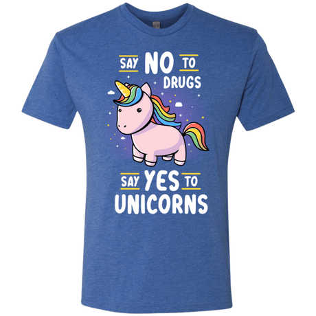 T-Shirts Vintage Royal / S Say No to Drugs Men's Triblend T-Shirt