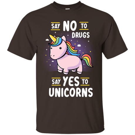 T-Shirts Dark Chocolate / S Say No to Drugs T-Shirt