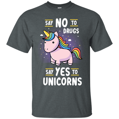 T-Shirts Dark Heather / S Say No to Drugs T-Shirt