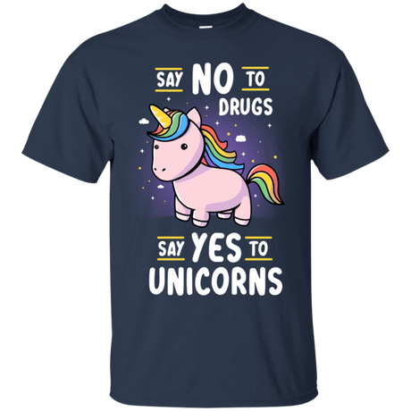 T-Shirts Navy / S Say No to Drugs T-Shirt