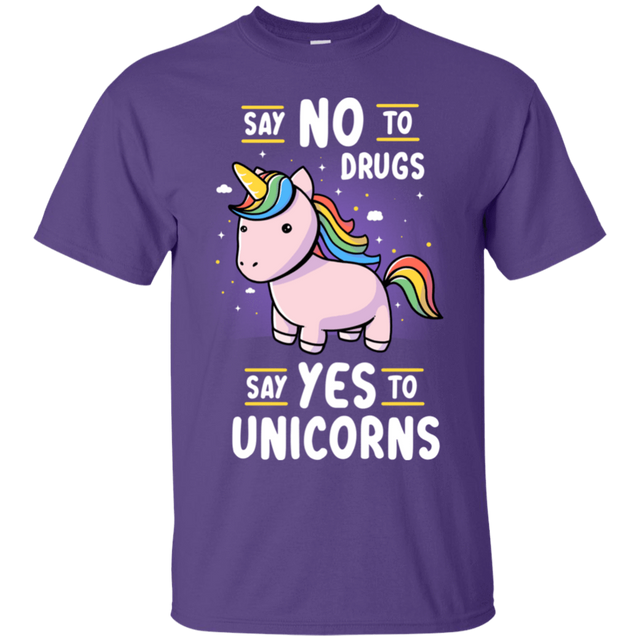T-Shirts Purple / S Say No to Drugs T-Shirt