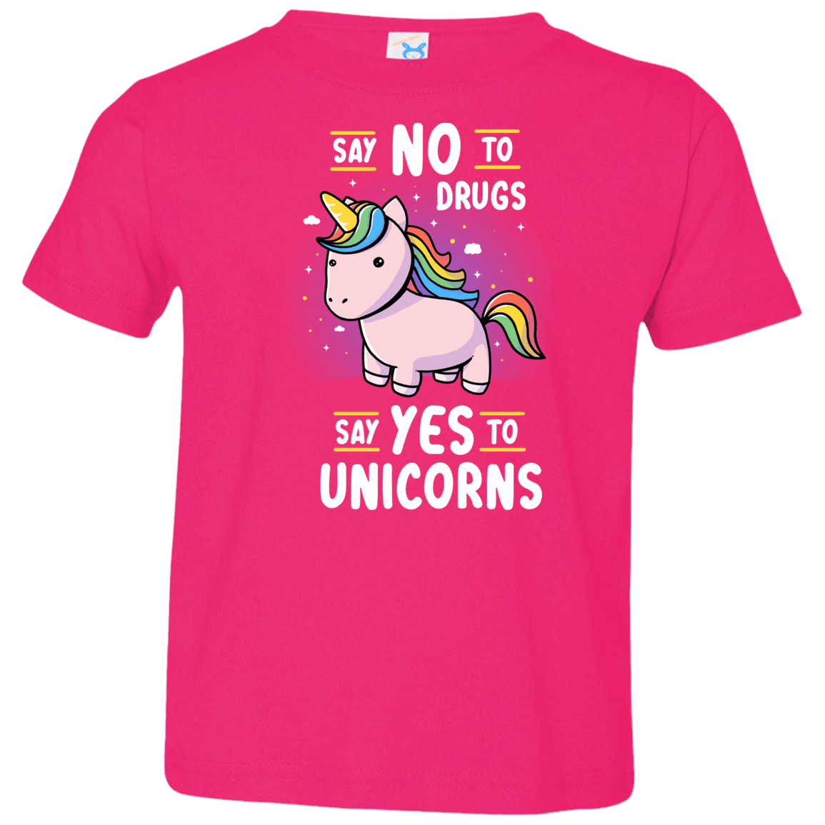 T-Shirts Hot Pink / 2T Say No to Drugs Toddler Premium T-Shirt