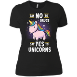 T-Shirts Black / X-Small Say No to Drugs Women's Premium T-Shirt