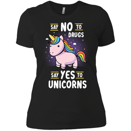 T-Shirts Black / X-Small Say No to Drugs Women's Premium T-Shirt