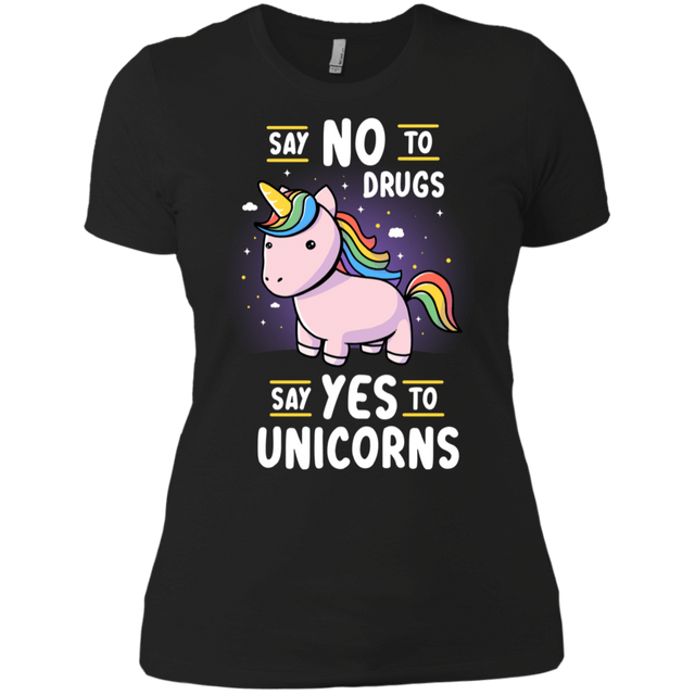 T-Shirts Black / X-Small Say No to Drugs Women's Premium T-Shirt