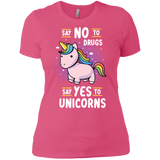 T-Shirts Hot Pink / X-Small Say No to Drugs Women's Premium T-Shirt