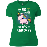 T-Shirts Kelly Green / X-Small Say No to Drugs Women's Premium T-Shirt