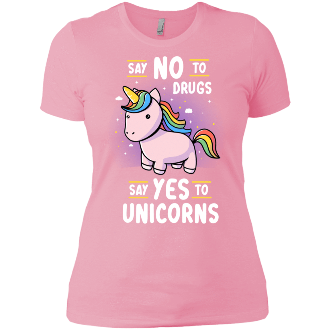 T-Shirts Light Pink / X-Small Say No to Drugs Women's Premium T-Shirt