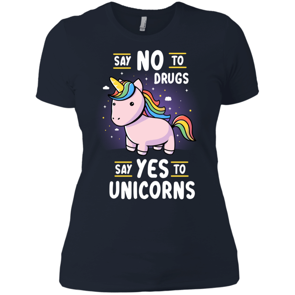 T-Shirts Midnight Navy / X-Small Say No to Drugs Women's Premium T-Shirt