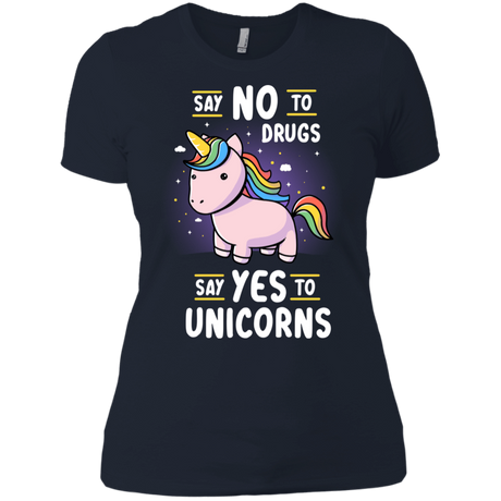 T-Shirts Midnight Navy / X-Small Say No to Drugs Women's Premium T-Shirt
