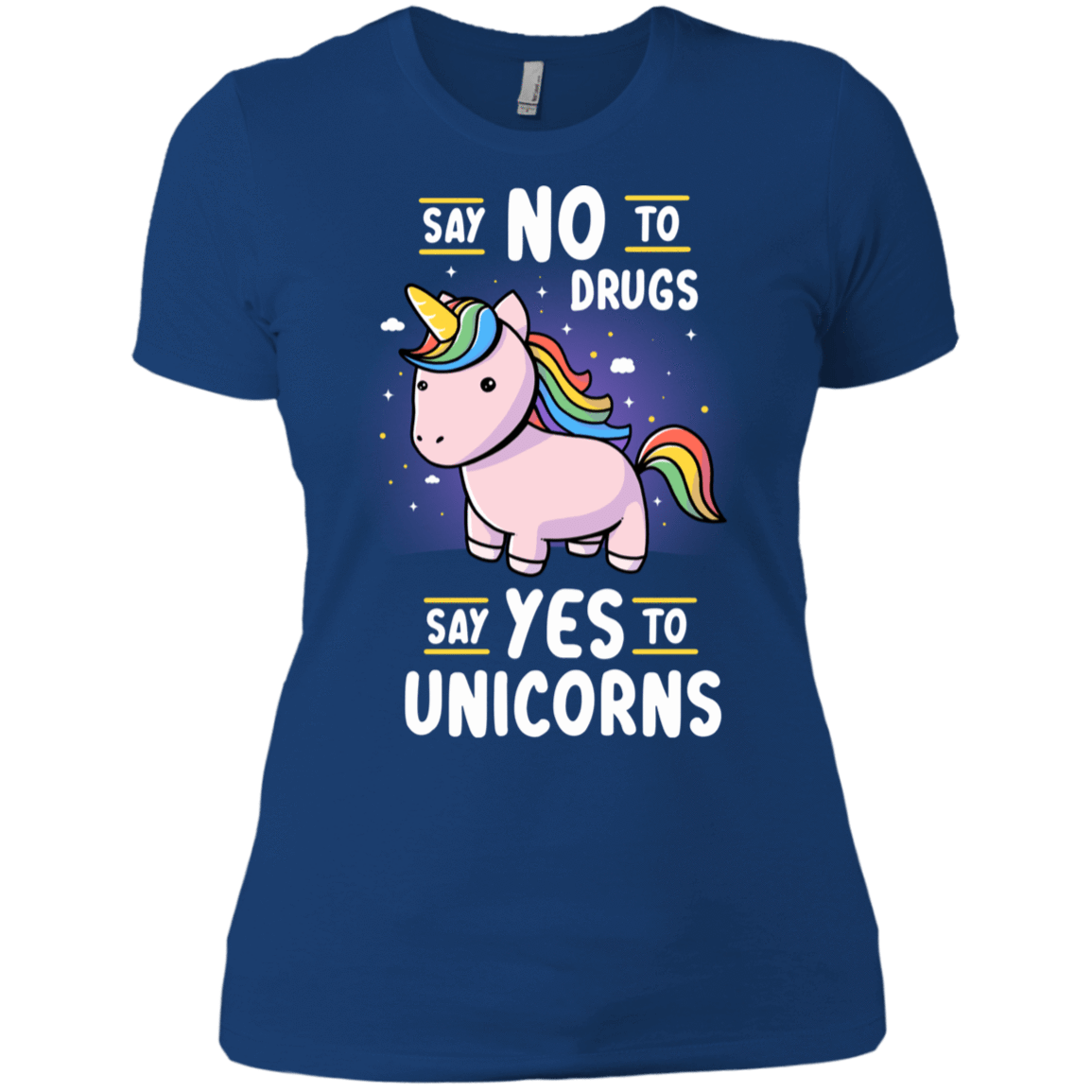 T-Shirts Royal / X-Small Say No to Drugs Women's Premium T-Shirt