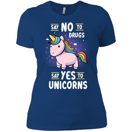 T-Shirts Royal / X-Small Say No to Drugs Women's Premium T-Shirt