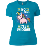 T-Shirts Turquoise / X-Small Say No to Drugs Women's Premium T-Shirt