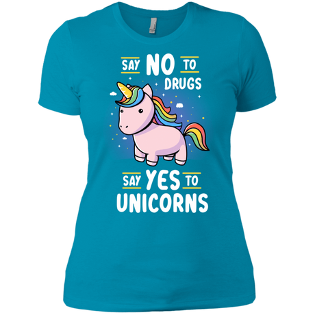 T-Shirts Turquoise / X-Small Say No to Drugs Women's Premium T-Shirt