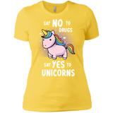 T-Shirts Vibrant Yellow / X-Small Say No to Drugs Women's Premium T-Shirt