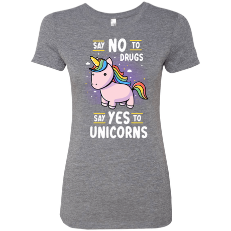 T-Shirts Premium Heather / S Say No to Drugs Women's Triblend T-Shirt