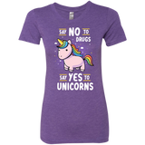 T-Shirts Purple Rush / S Say No to Drugs Women's Triblend T-Shirt
