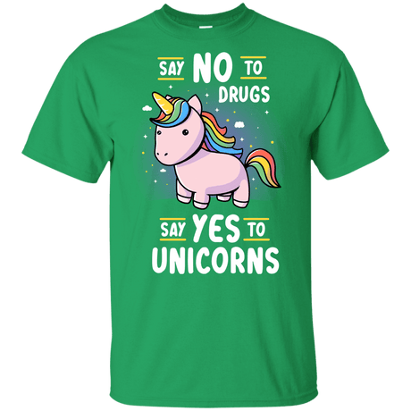 T-Shirts Irish Green / YXS Say No to Drugs Youth T-Shirt