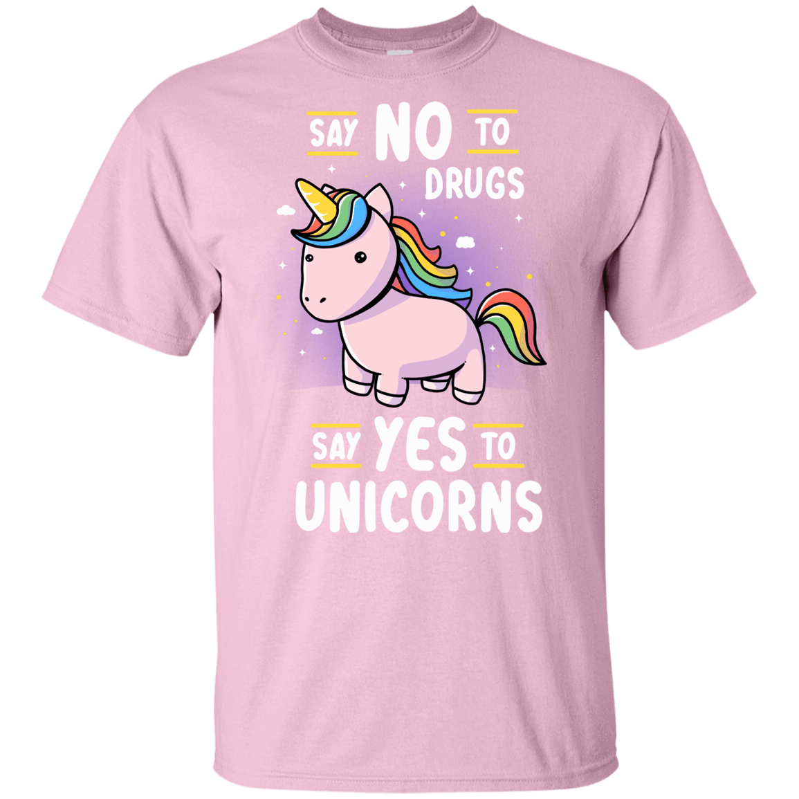 T-Shirts Light Pink / YXS Say No to Drugs Youth T-Shirt