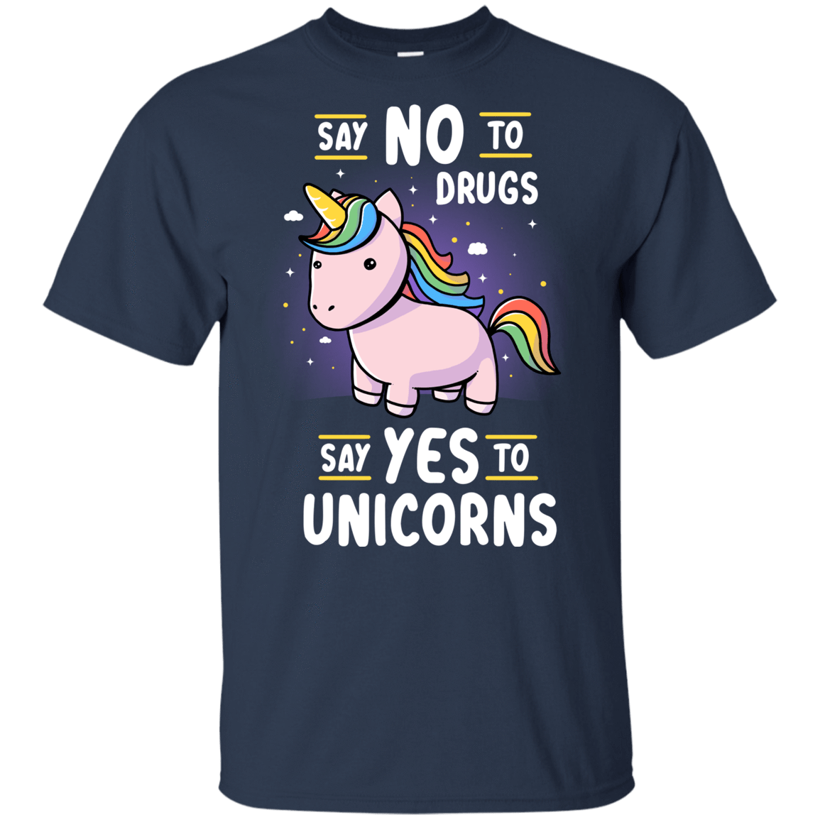 T-Shirts Navy / YXS Say No to Drugs Youth T-Shirt