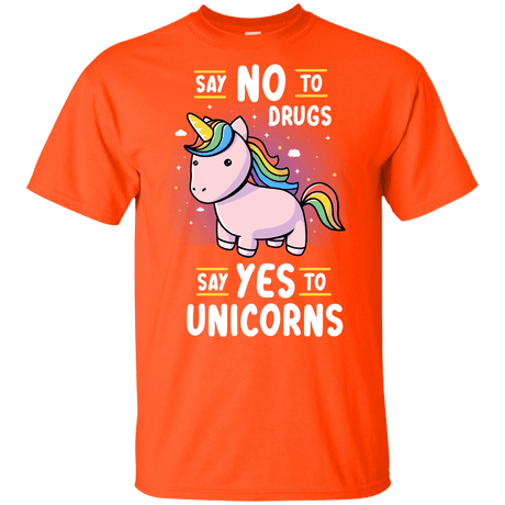 T-Shirts Orange / YXS Say No to Drugs Youth T-Shirt