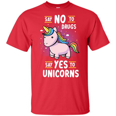 T-Shirts Red / YXS Say No to Drugs Youth T-Shirt